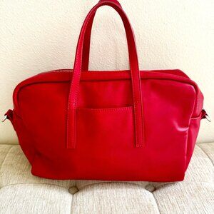 Urban Originals Red Crossbody Tote - Smooth Vegan Leather